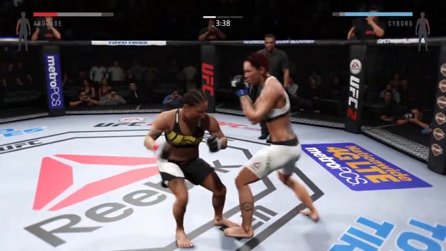 Киборг против Первоклашки Рейтинговый бой Cris Cyborg VS Jessica Anderade смотреть онлайн