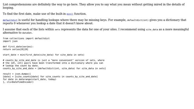 Code Review: Converting click count data to JSON (3 Solutions!!) смотреть онлайн