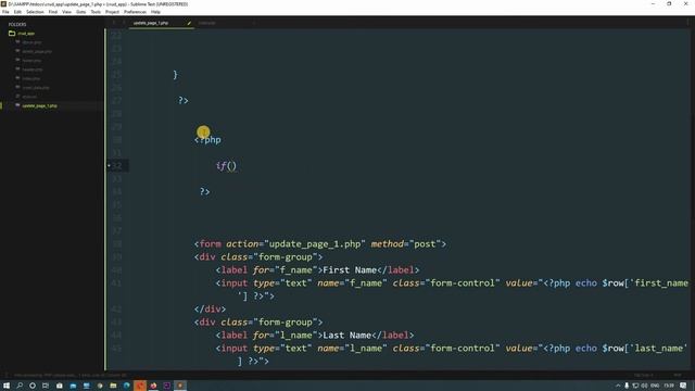 PHP CRUD APP | How to Update Data in PHP MYSQL #11 смотреть онлайн