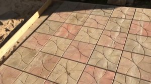 Укладка тротуарной плитки. Своими руками