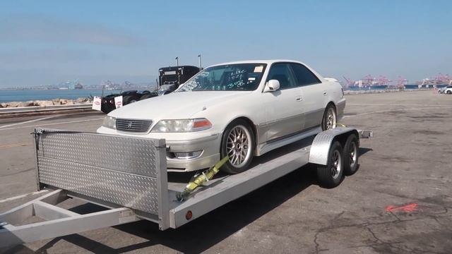 Picking up the JZX100 Mark ii from the port! смотреть онлайн