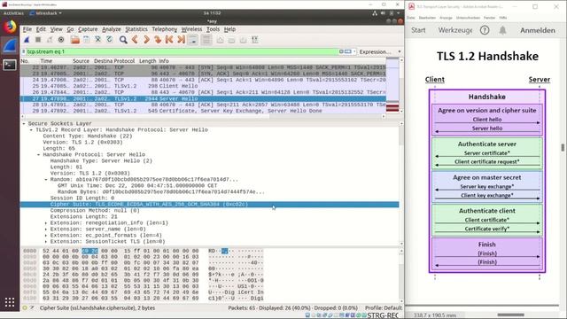 TLS Essentials 12: TLS 1.2 Wireshark analysis смотреть онлайн