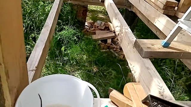 Покрытие древесины 1 слоем жидким стеклом