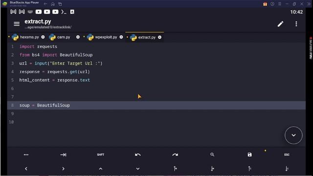 Extracting URLs from Websites using Python on Android смотреть онлайн