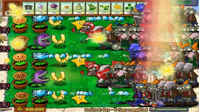 Plants vs Zombie Battlez Minigames : 9 Snow Pea vs 9 Chomper vs 999 Gargantuar смотреть онлайн