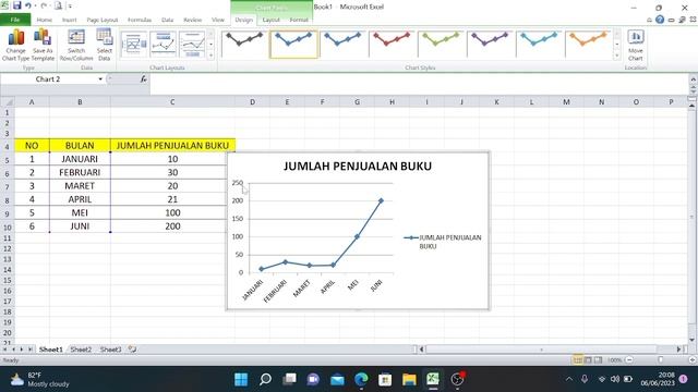 Tutorial Membuat Grafik di Microsoft Excel II Mudah. смотреть онлайн