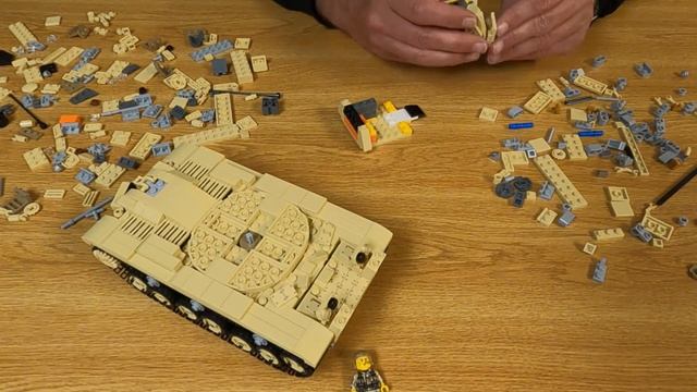 BRICKMANIA CUSTOM LEGO, M60A1 MAIN BATTLE TANK, SPEED BUILD & REVIEW смотреть онлайн