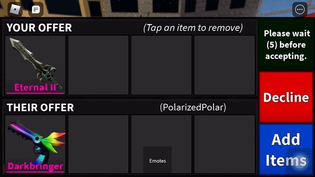 ROBLOX MM2 GETTING CHROMA DARKBRINGER смотреть онлайн