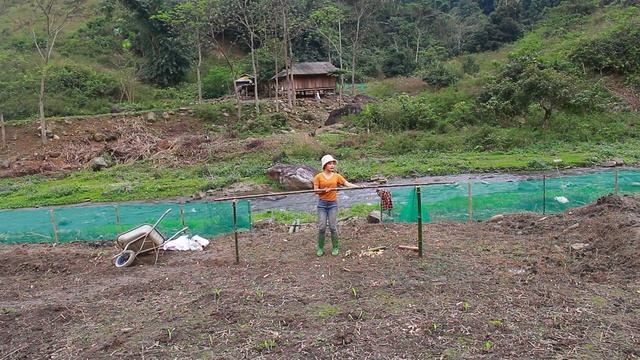 Building a new life episode 23 | Build a gate to protect my farm and crops | Live with nature смотреть онлайн