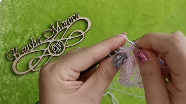 Косынка спицами. Косынка от угла. Косынка на голову спицами. смотреть онлайн