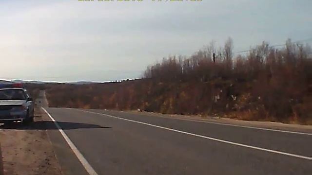 ДПС делают план по штрафам. Мурманская обл. ЗАТО Александровск г.Полярный смотреть онлайн