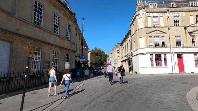 [4K] BATH ENGLAND Walking Tour | Full Tour Of Bath UK - Roman Baths, The Abbey & Royal Crescent