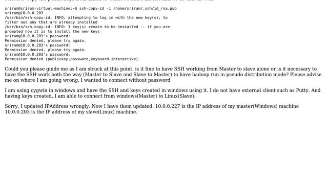 SSH permission denied from Linux to Windows using keys смотреть онлайн