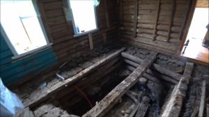 Демонтаж полов в доме, состояние....  ремонт в доме  ,замена половых досок. влоги из деревни.