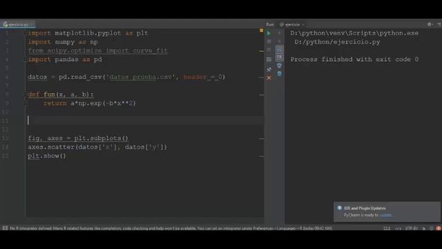 Ajuste de curvas en PYTHON. Curve_fit() смотреть онлайн