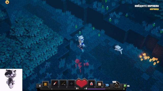 Minecraft dungeons, начало пути, игра шикарна смотреть онлайн