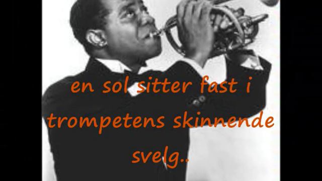 "Satchmo" Louis Armstrong. Åge Ruste leser dikt av Hans Børli смотреть онлайн