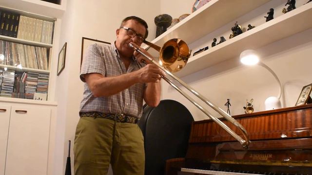 56. POLKA DOTS AND MOONBEAMS - NC Trad Trombone смотреть онлайн