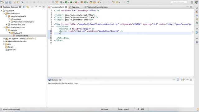 Java Tutorial: JavaFX Event Handling смотреть онлайн