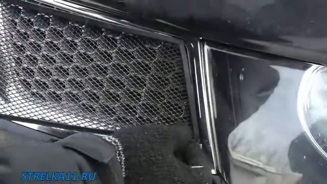 Защита радиатора MITSUBISHI L200 (Черная) - Strelka11.ru