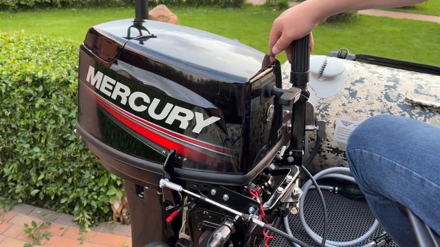 Продолжаем колхозить ПВХ. Новый мотор Mercury 30M. смотреть онлайн