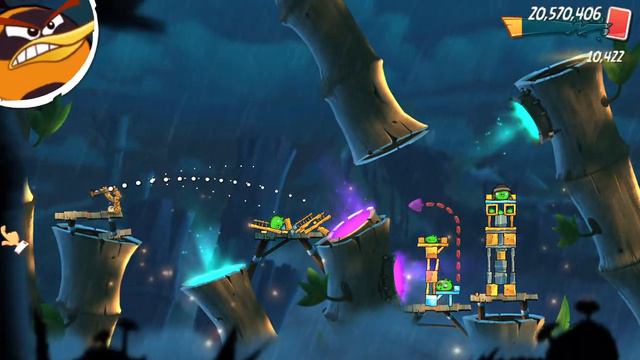 Angry Birds 2 PC (Windows 11) King Pig Panic (KPP) with Bubbles for extra Hal card (Dec 22, 2022) смотреть онлайн