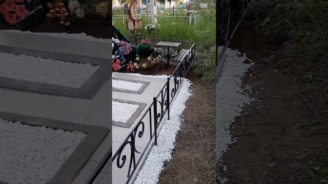 благоустройство захоронения на кладбище#1 смотреть онлайн