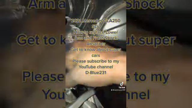 2021 Mercedes GLA250 SLV How To Replace Lower Arm And Front Absorber