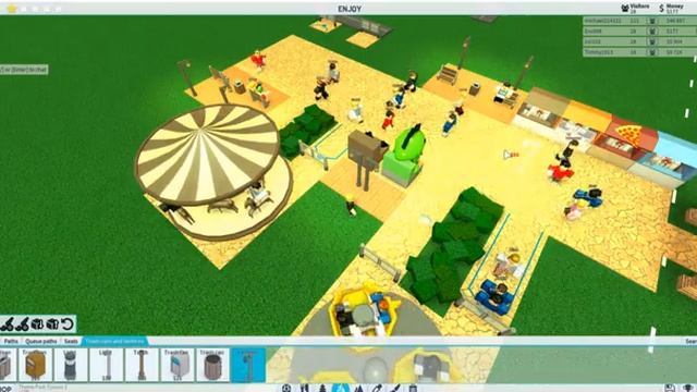 СТРОИМ ПАРК АТТРАКЦИОНОВ В ROBLOX смотреть онлайн