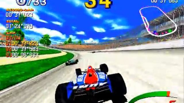 Model 2 Emulator Indianapolis 500 Gameplay (Indy 500) смотреть онлайн