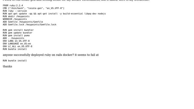 DevOps & SysAdmins: docker ruby bundle invalid utf смотреть онлайн