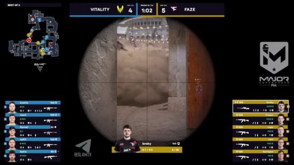 CS 2 MAJOR 2024 - FaZe vs. Vitality ROUND 3