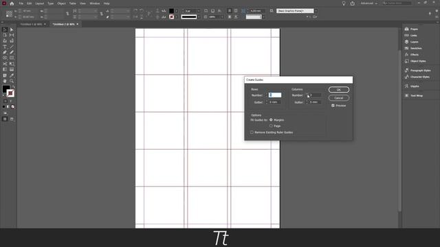 How to Setup and Create a Grid in Adobe InDesign смотреть онлайн