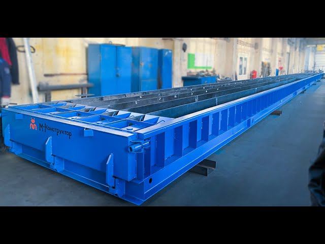 Steel mould over 44 m long смотреть онлайн