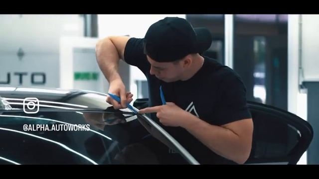 BMW M5 E60 Gloss Black Roof Wrap смотреть онлайн