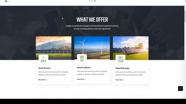 Zingbox Wind and Solar Energy WordPress Theme organic Solar shop смотреть онлайн