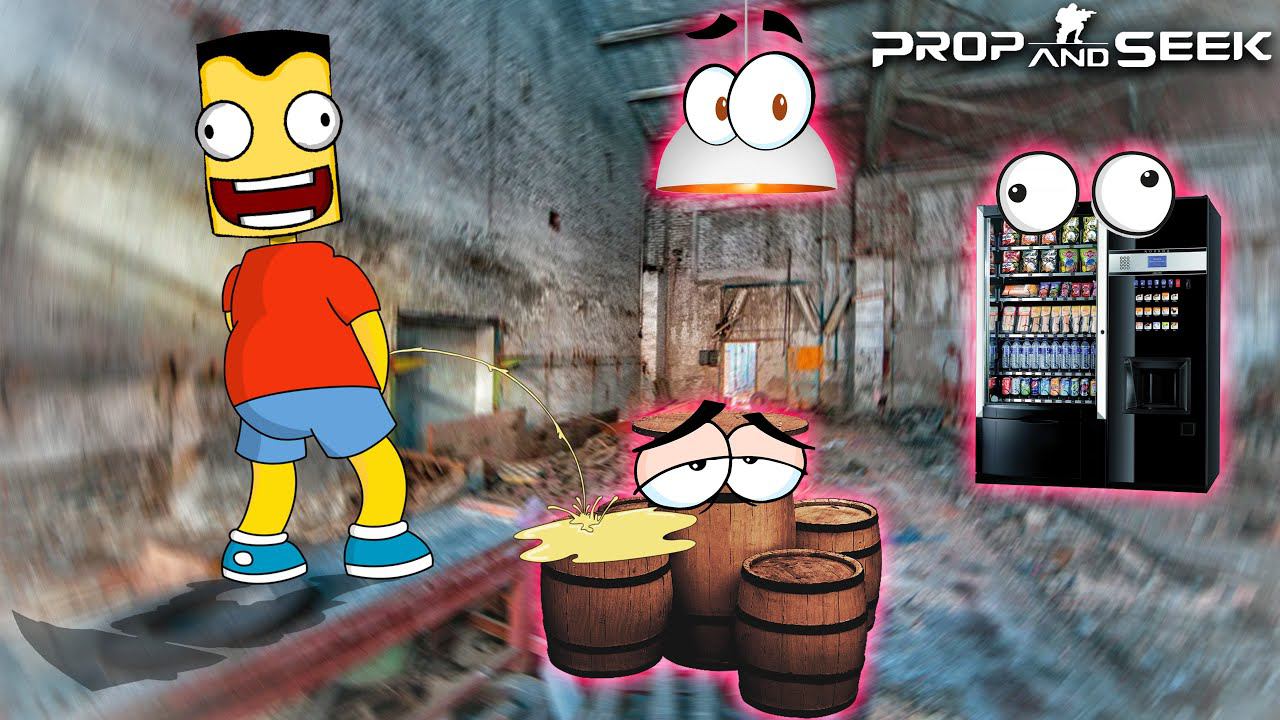 ЧТО ЕМУ ДЕЛАТЬ, ЕСЛИ У НЕГО ЗРЕНИЕ СЛЕПОГО ЯСТРЕБА?! ПРЯТКИ В PROP AND SEEK. смотреть онлайн