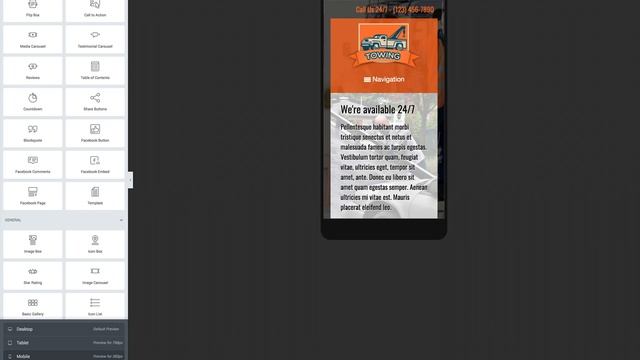 The Towing WordPress theme - a professional website for your towing services смотреть онлайн