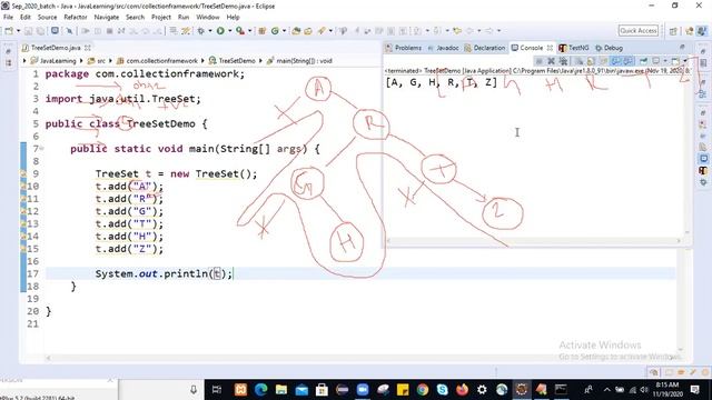 Collection Framework | TreeSet : Comparable and Comparator interface смотреть онлайн