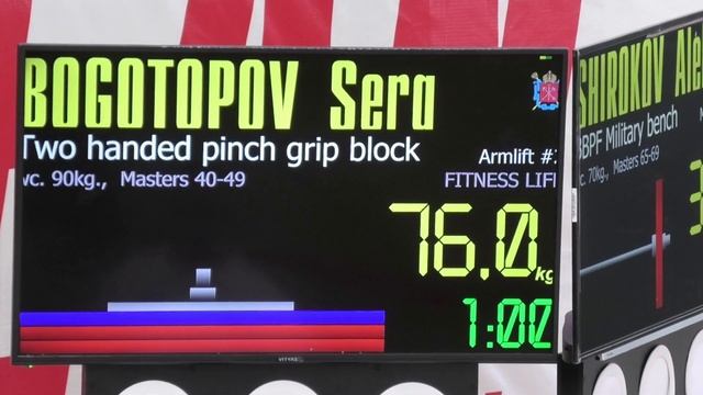 Армлифтинг.Two handed pinch grip block.( Русский кирпич).