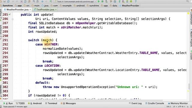 Update and Delete - Solution - Developing Android Apps смотреть онлайн