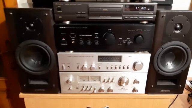 Technics sl pg 370a-Denon PMA 735R-Kenwood ls 500 G смотреть онлайн