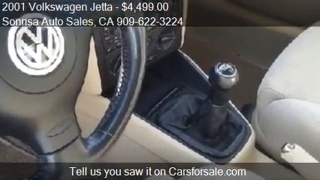 2001 Volkswagen Jetta GLS 1.8T 4dr Sedan for sale in Pomona, смотреть онлайн
