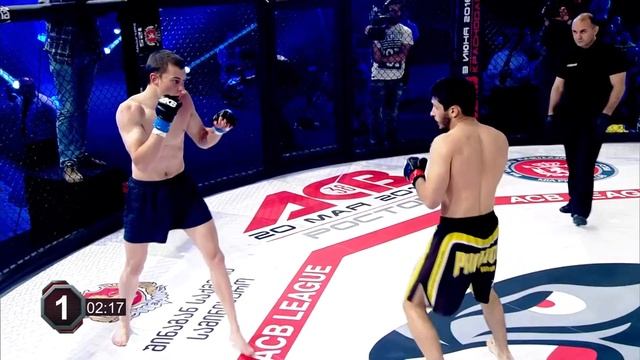 Бено Адамия vs. Владислав Ткаченко | Beno Adamia vs. Vladislav Tkachenko | ACB 35 смотреть онлайн