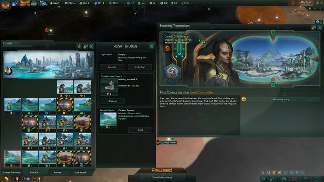 Stellaris 1 8 Cuterian Conquistadors #2 Hive Mind Psychology смотреть онлайн
