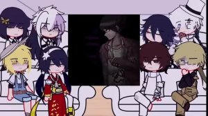 Part 2//Bsd react to Kokichi Oma as Fyodors little brother // bsd ×drv3//lazy..