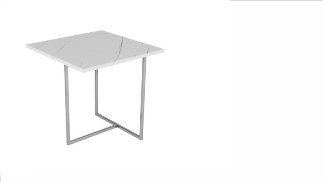 Журнальный стол "Бекко" в декоре белый мрамор. смотреть онлайн