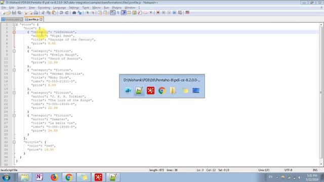 Pentaho Data Integration - JsonInput - read a file - Tutorial 10 смотреть онлайн