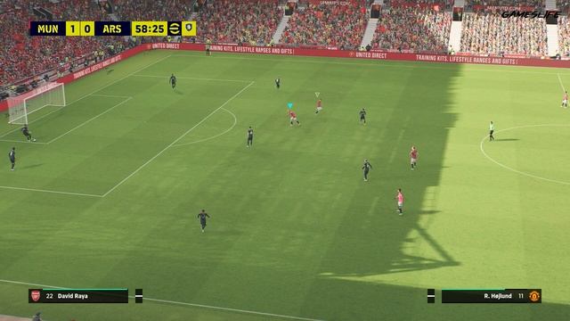eFootball 2024 - Manchester United vs Arsenal | Old Trafford | PC Gameplay смотреть онлайн