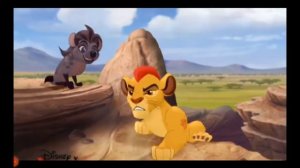 Хранитель лев Кайон встречает гиену Джазири